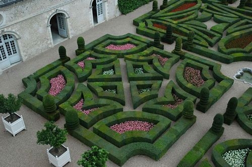 Восхитительные сады замка Вилландри